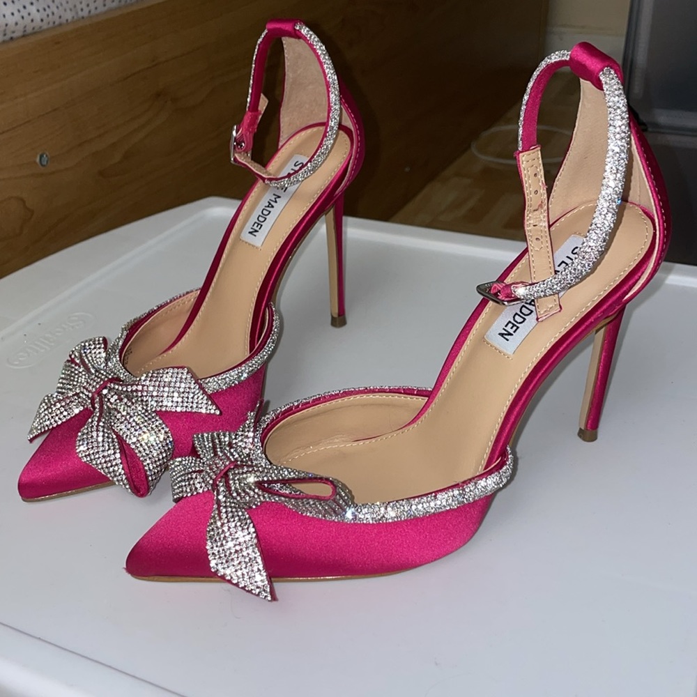 Steve Madden Ankle Strap Sandal Heel